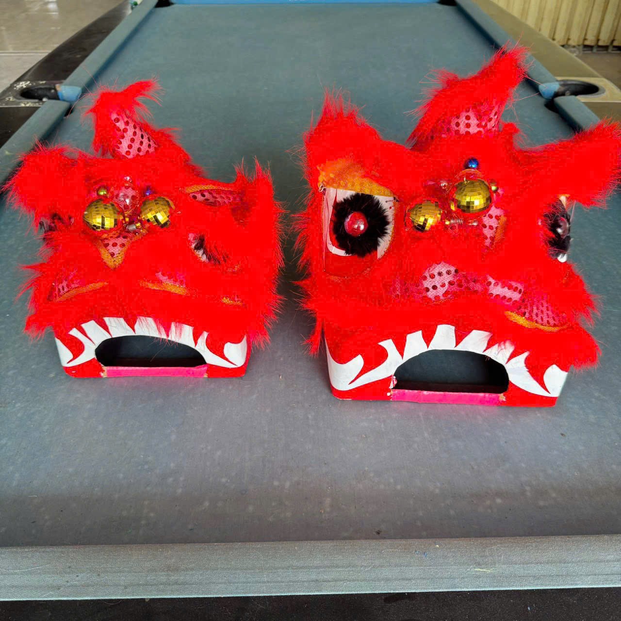 Đầu lân cặp size to