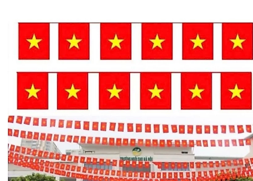 Cờ dây 10 m Tổ quốc
